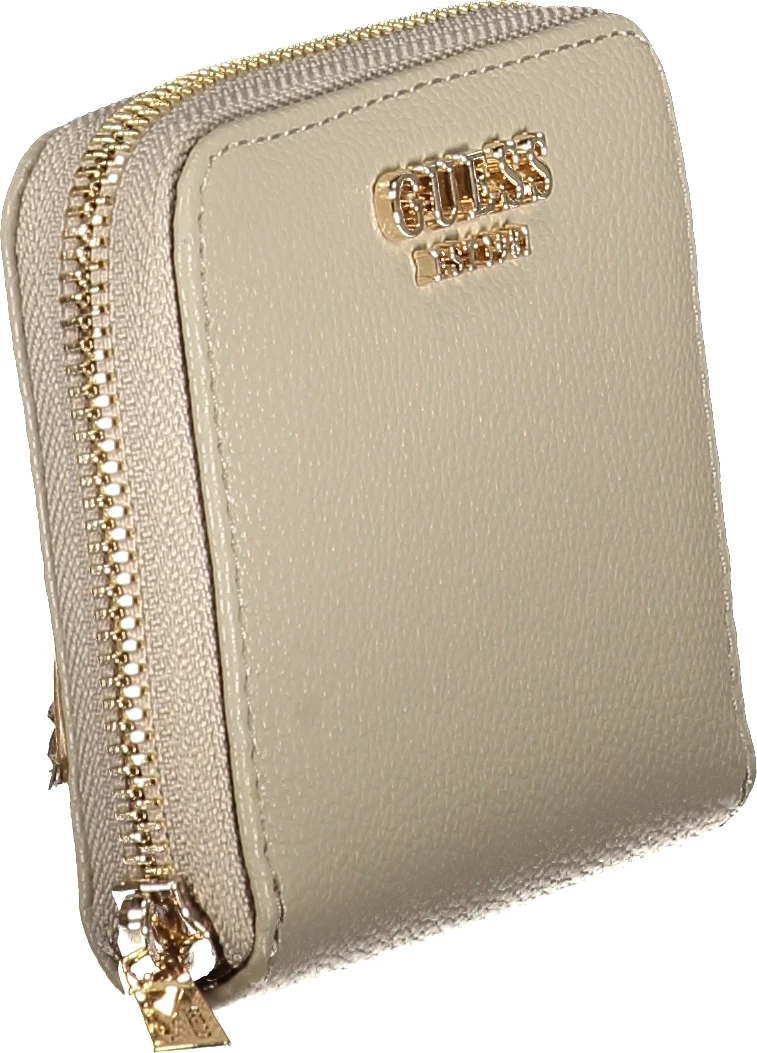 Portofol për femra GUESS JEANS, bezhë