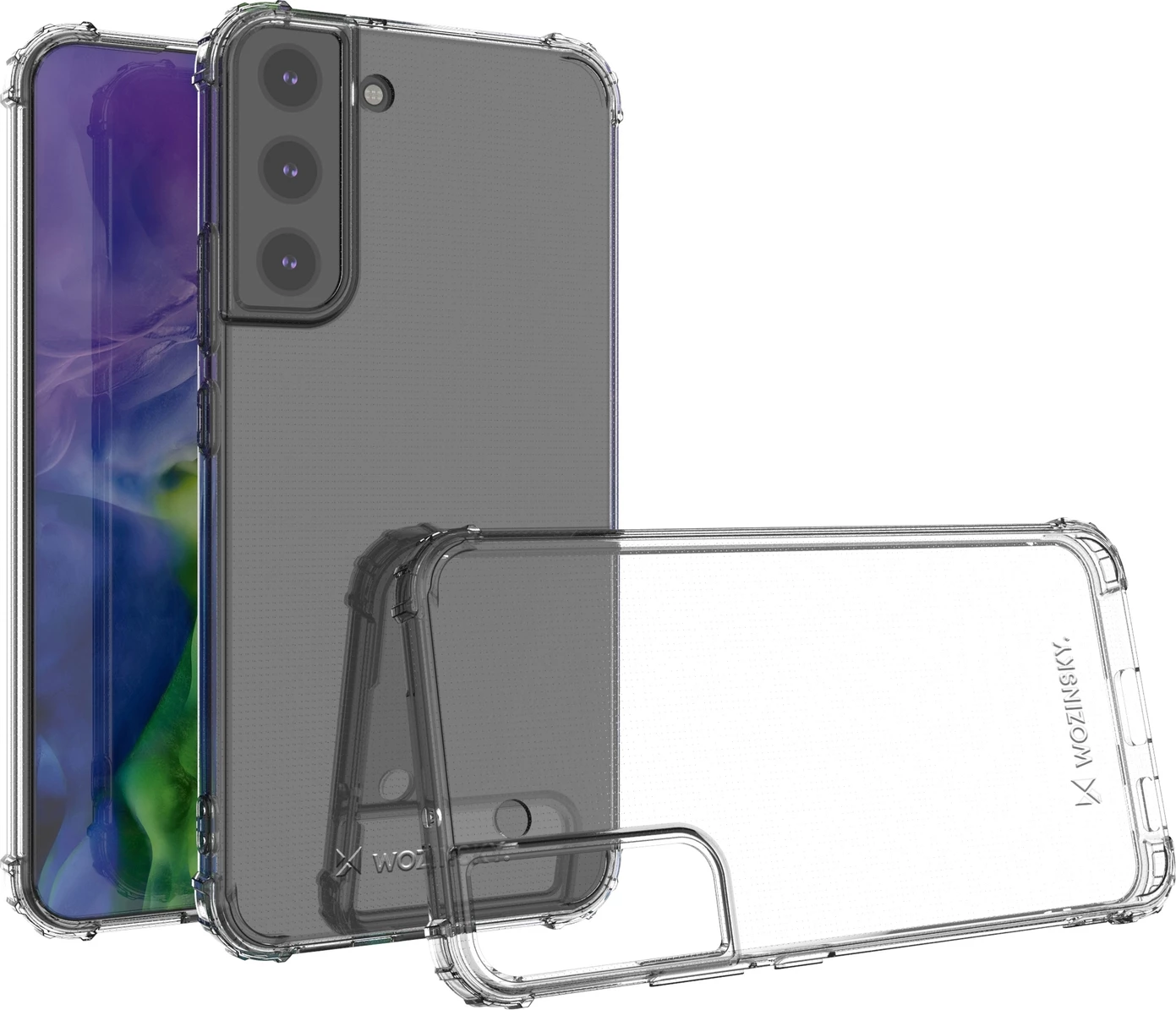 Mbështjellës Wozinsky Anti Shock për Samsung Galaxy S22 Plus, transparent