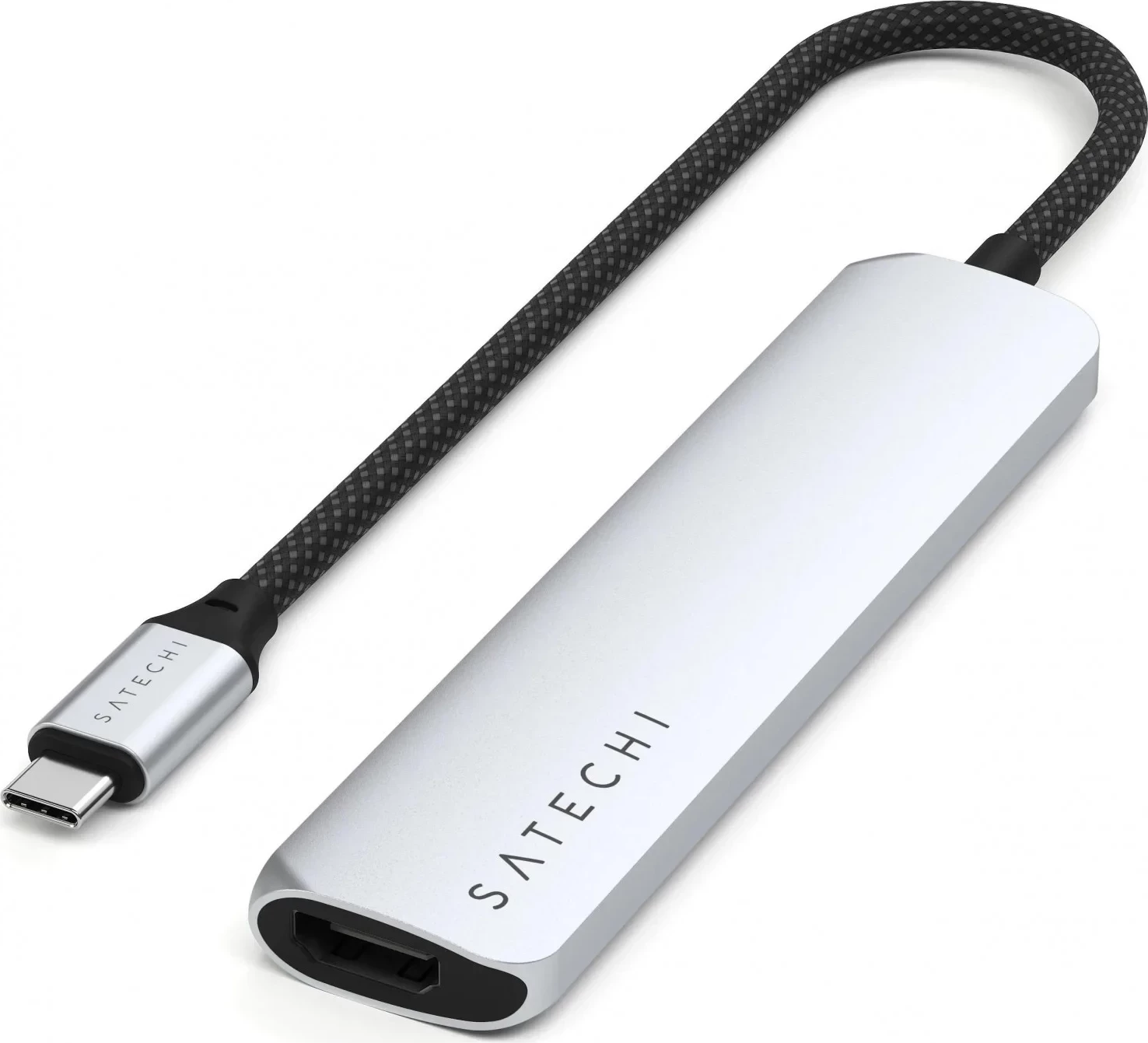Hub USB-C Satechi 6w1 ST-P6S, 4K HDMI, i argjendtë