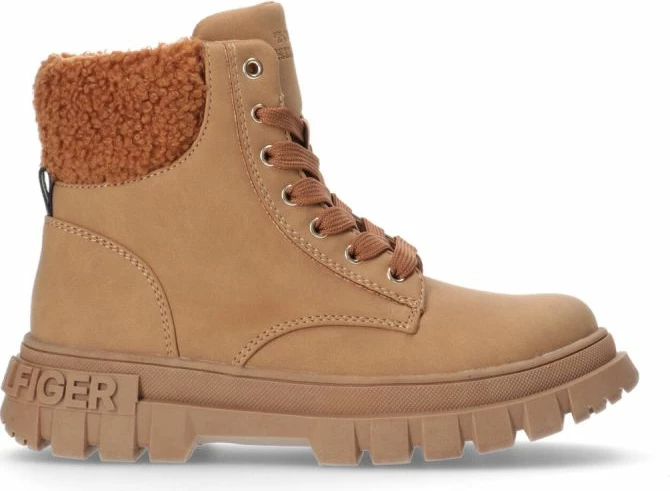 Çizme për femra Tommy Hilfiger, ngjyrë kafe