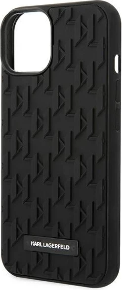 Mbështjellës Karl Lagerfeld KLHCP14MRUPKLPK për iPhone 14 Plus 6.7", hardcase, 3D Monogram, i zi