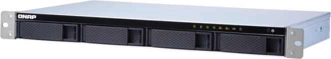 Server NAS QNAP TS-431XeU-8G 4-Bay, 8GB RAM, 1x 10GbE SFP+, 2x 1GbE, 1U Rack, i zi