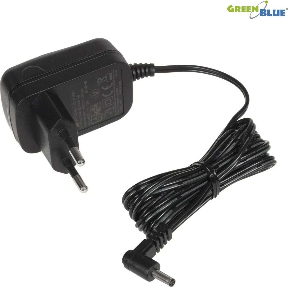 Stacion moti pa tela GreenBlue GB526 me ekran ngjyrë, i zi