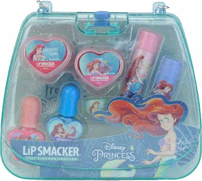 Set make-up për vajza Lip Smacker Disney Princess Ariel Tote Bag, 7 copë