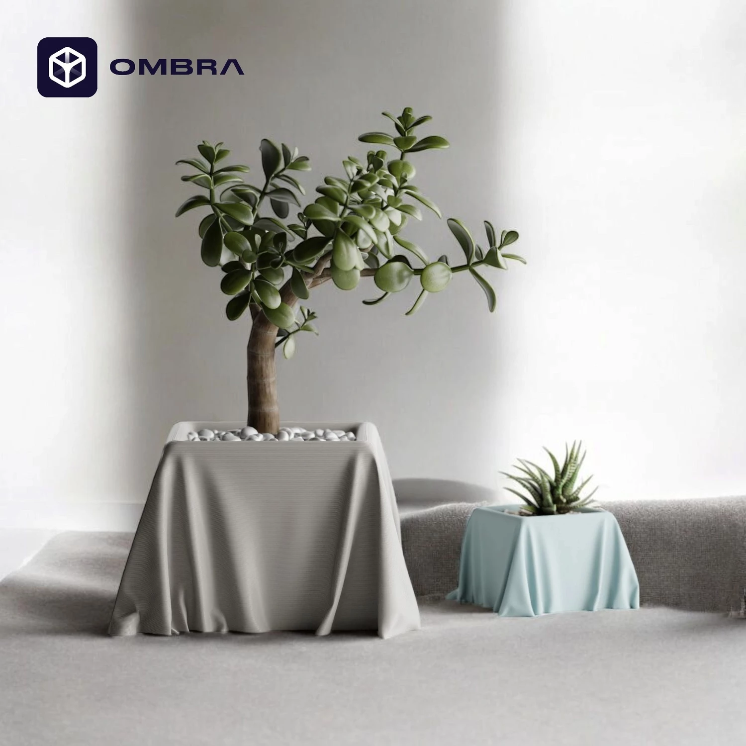 Vazo dekorative me strukturë si mëndafsh, madhësia S, hiri