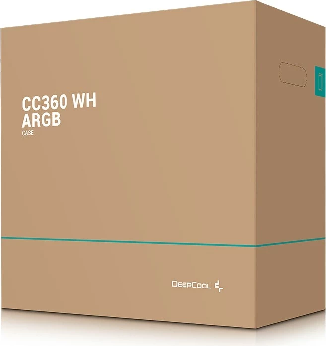 Kasë DEEPCOOL CC360 WH ARGB, Mini Tower, E bardhë