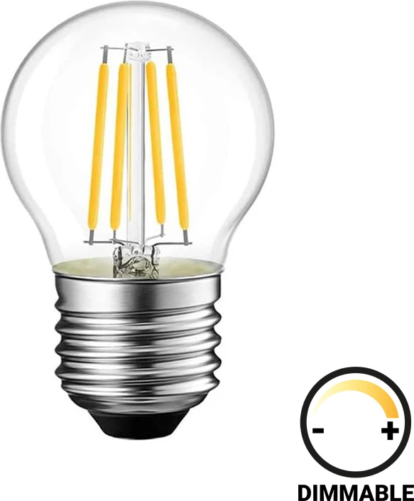Llambë LED G45 Bulb dimmable 4W E27 e kthjellët