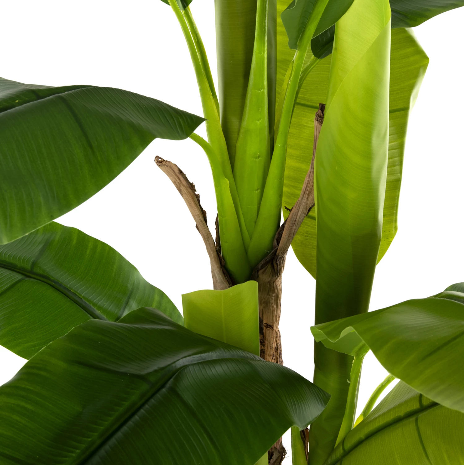 Bimë sintetike dekorative, pema banane në vazo, FH7977, 150H cm