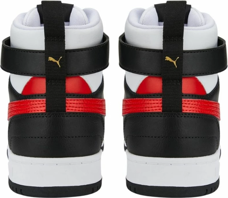 Atlete për meshkuj Puma, të bardha me të zeza dhe të kuqe