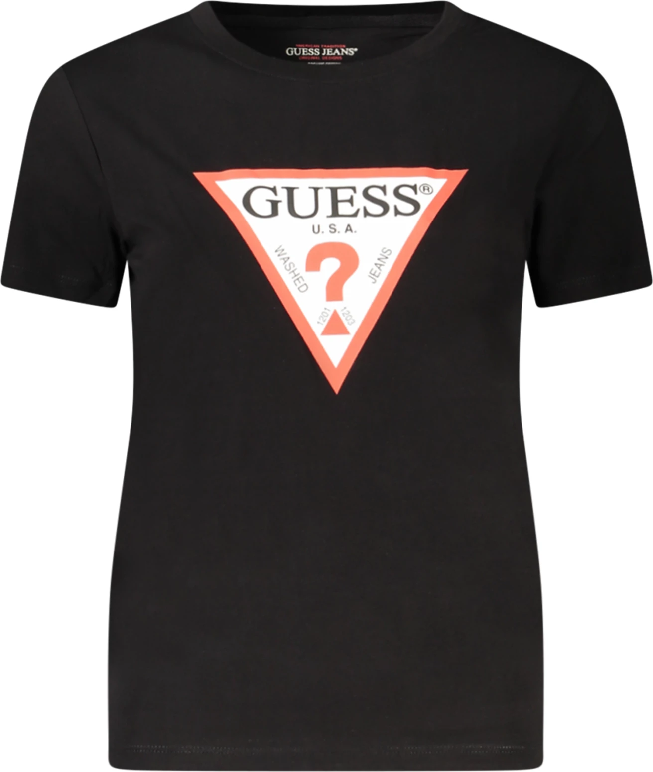 Maicë GUESS JEANS për femra, e zezë