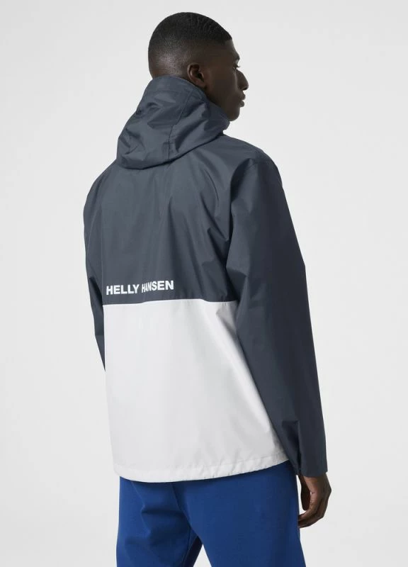 Jakne për meshkuj Helly Hansen, bardhë dhe grafit