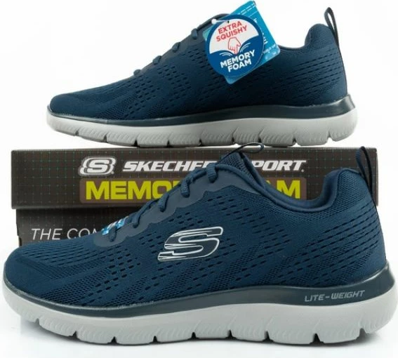 Atlete për meshkuj Skechers, të kaltërta