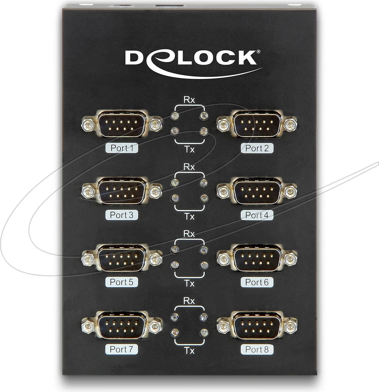 Adapter USB në serial LANCOM DeLOCK 61860, 8 porte, e zezë