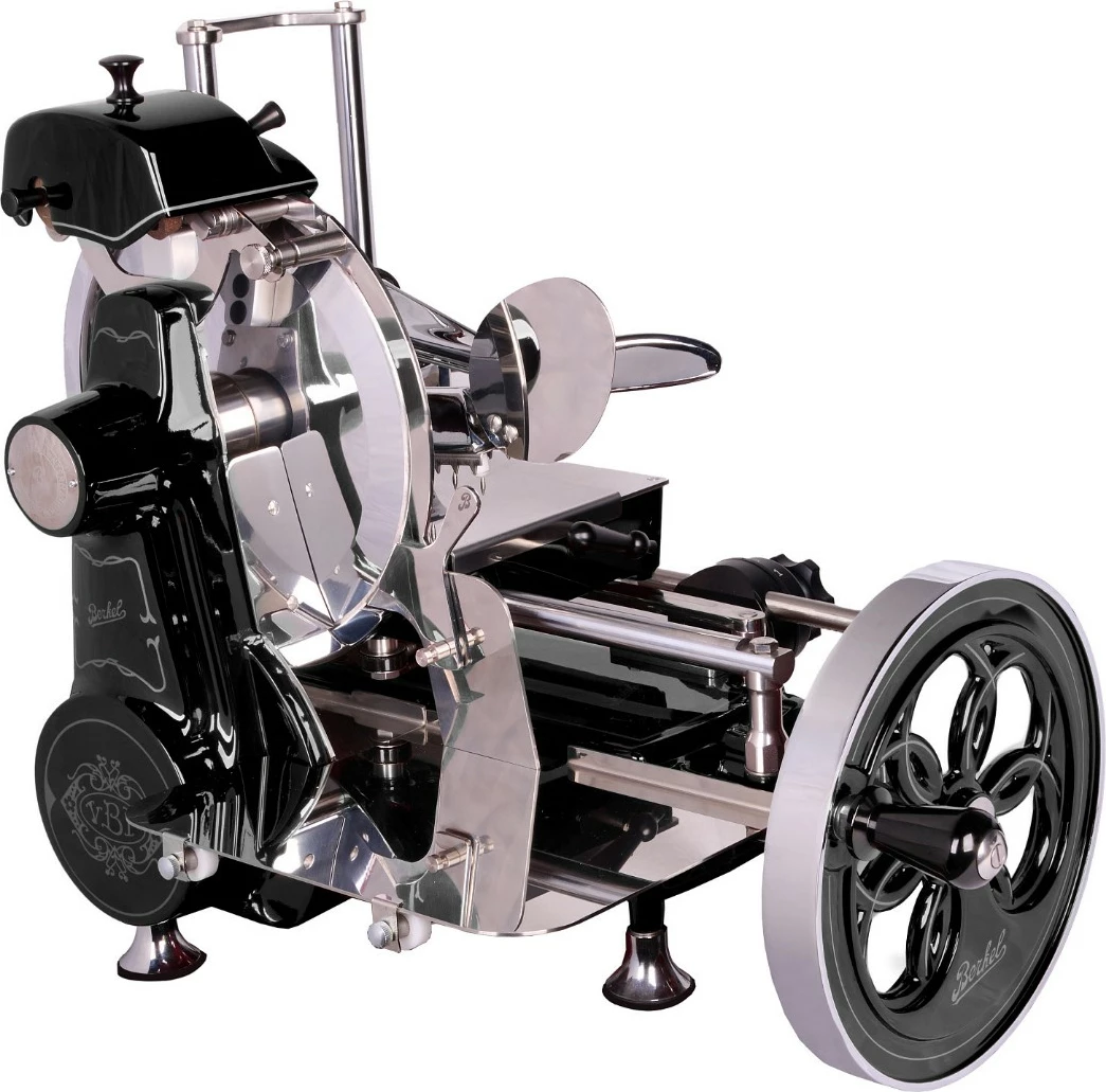 Makineri prerëse Berkel Volano B2, manuale, çelik inox, e zezë