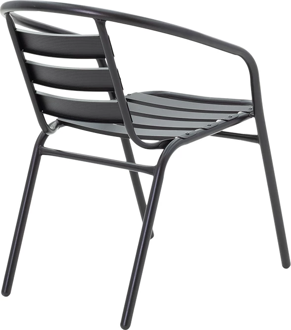 Karrige për kopsht Tade, 54x62x74 cm, e zezë