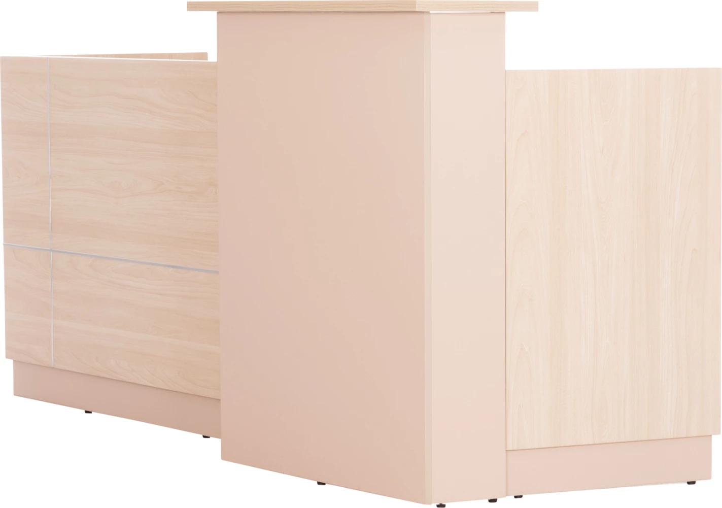 Tavolinë recepsioni DALTON FH2068.02 melaminë, sonama-bardhë, 240x80x106H cm