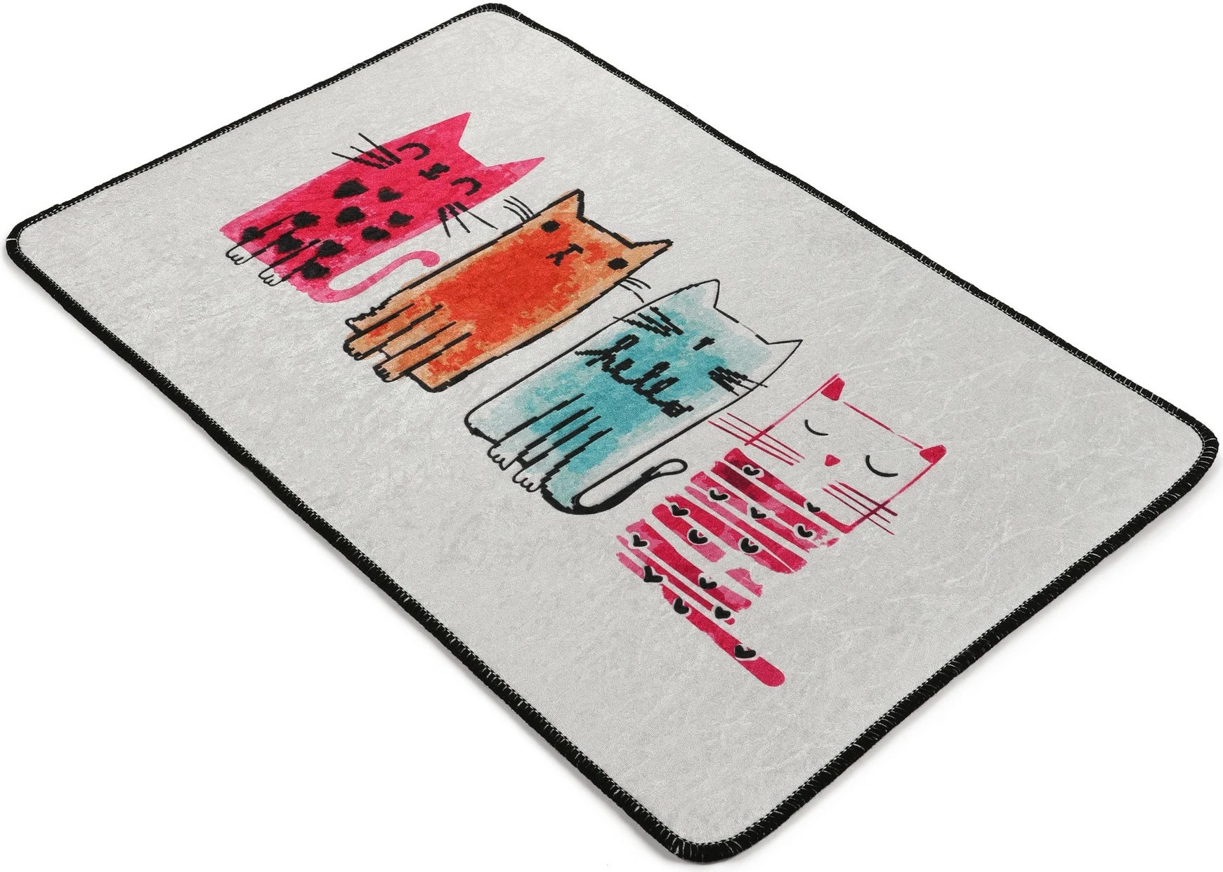 Qilim (60 x 90) Conceptum Hypnose, Baby Cats DJT