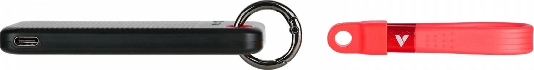 SSD i jashtëm Verbatim Pocket SSD 32192 1TB M.2 USB 3.2 Gen 2 deri 1000MB/s USB-C zi-kuqe