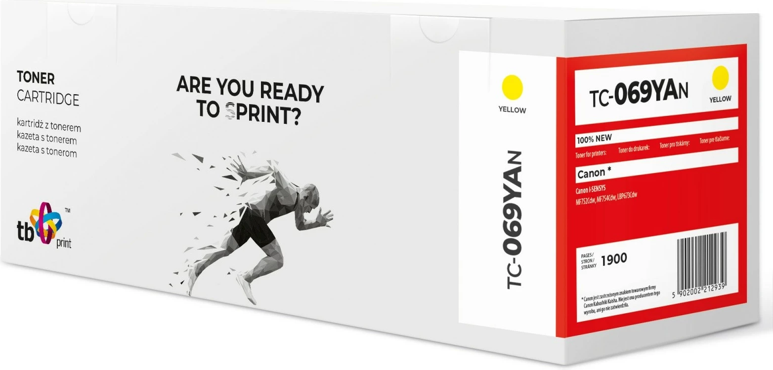 Toner TB Print TC-069YAN për Canon, Yellow