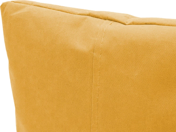 Karrige me qese fasule Norm, material 100% i papërshkueshëm nga uji, ngjyrë e verdhë e errët