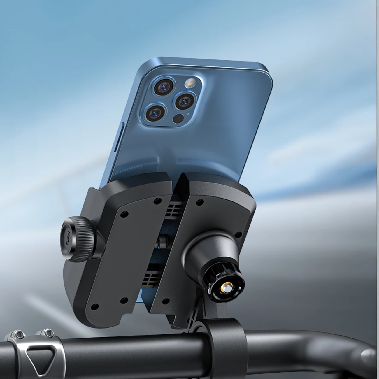 Mbajtës telefoni Joyroom JR-ZS431 për biçikletë, motoçikletë, skuter, e zezë