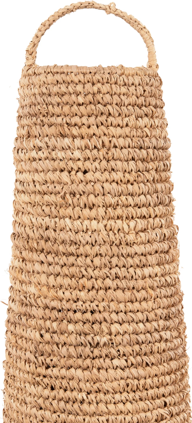 Llambë tavani varëse, fibra palme të tharë, natyrale, FH4032, 102x100cm