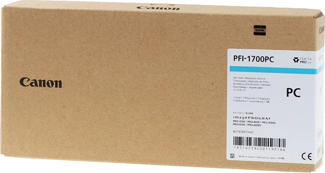 Bojë printeri, Canon, PFI-1700PC 0779C001, 700 ml, XXL, Photo Cyan