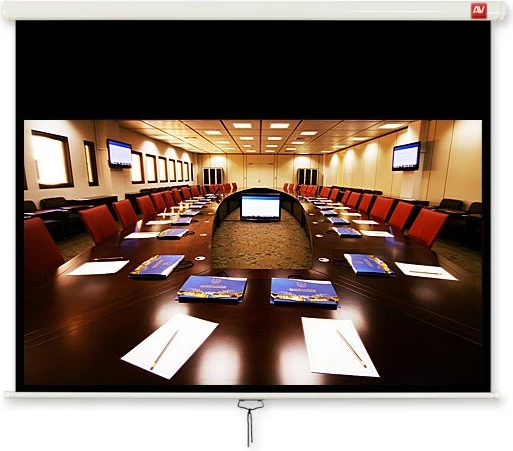 Ekran projekcioni Avtek Cinema 240, manual, 240x200 cm, i bardhë