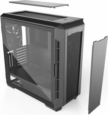 Kasë PHANTEKS Eclipse P600S Big Tower E-ATX/ATX, xham i temperuar, izolim zëri, USB-C, e zezë