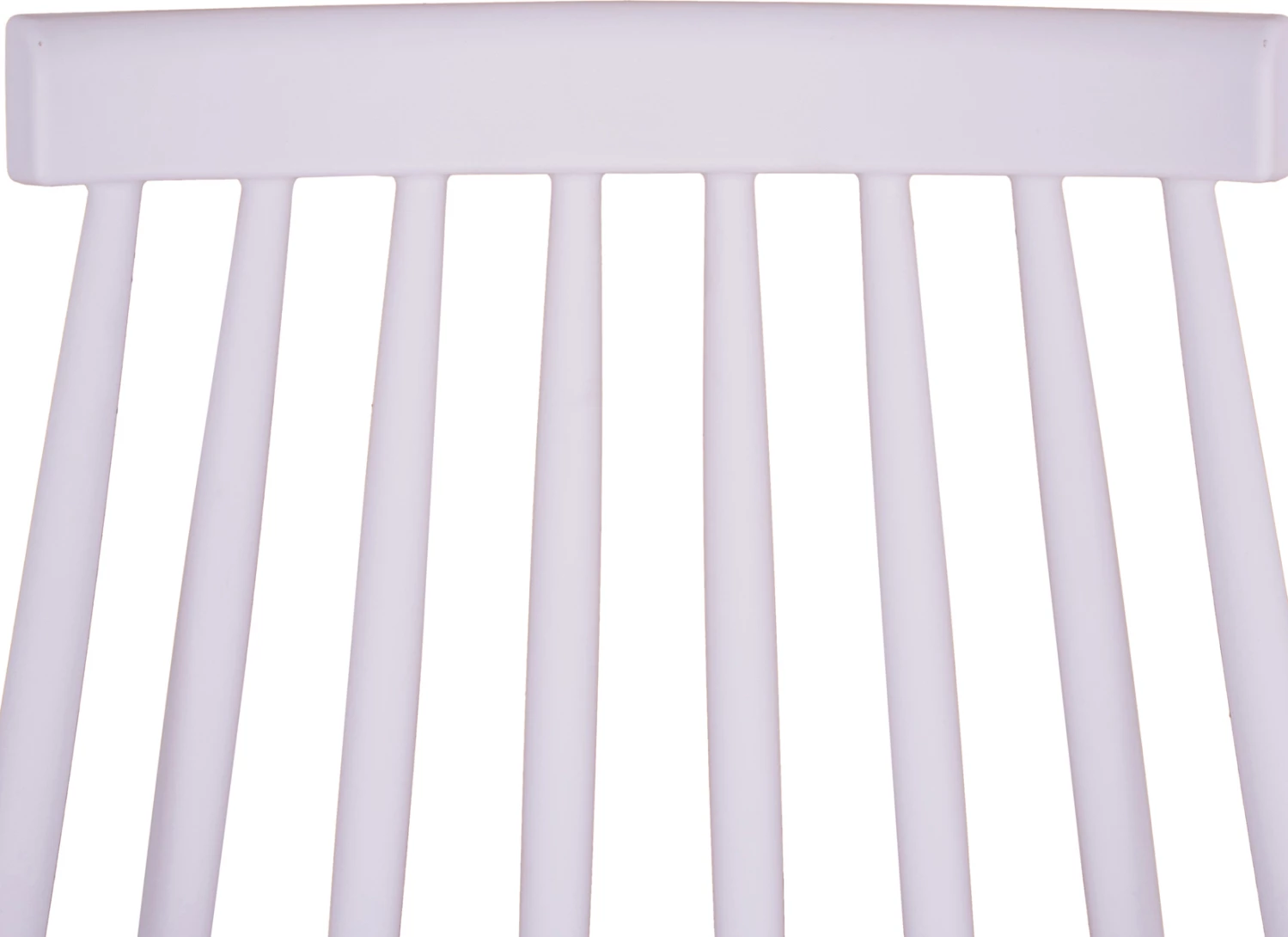 Karrige për ngrënie Vanessa e bardhë me këmbë metalike 43x46,5x82cm, set prej 4 copë