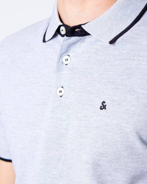 Maicë polo për meshkuj Jack & Jones, hiri 