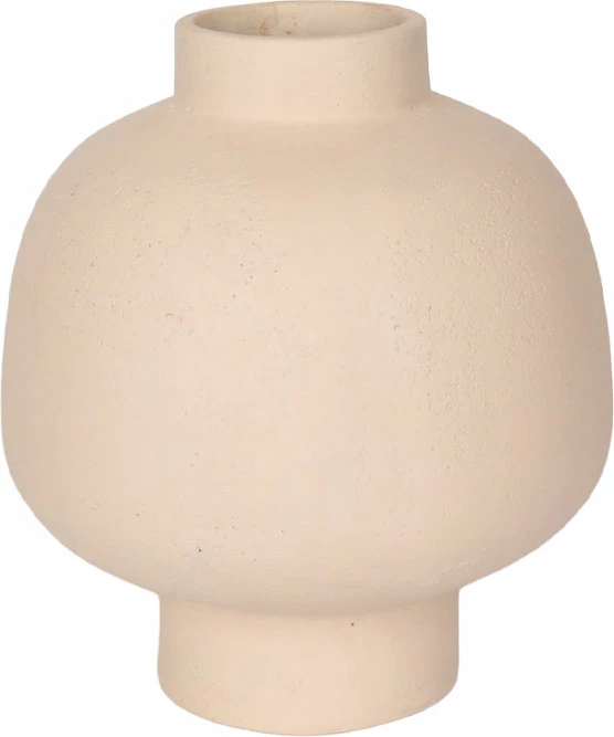 Vazo LINK, ngjyrë e bardhë e zbehtë, 28.5x28.5x34cm