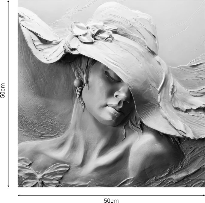 Pikturë në kanavacë Gracy printim dixhital 50x1.8x50cm