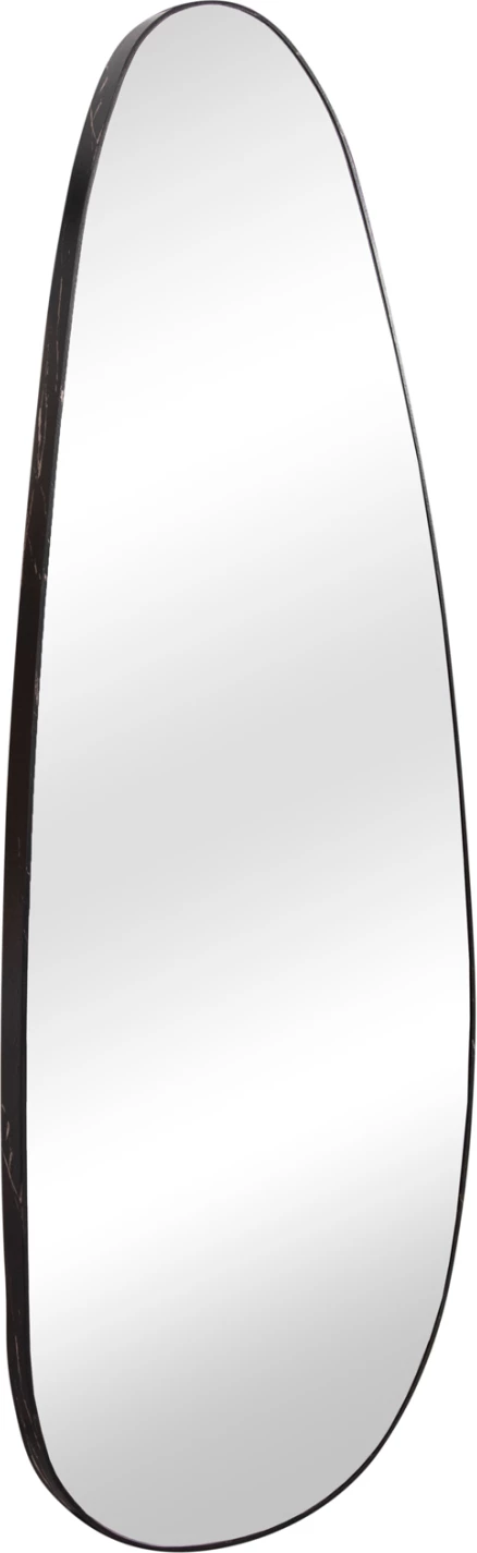 Pasqyrë muri CRITHER FH4486.01 kornizë MDF ngjyrë mermeri të zi 49x140Hcm.