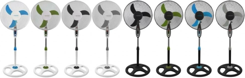 Ventilator qëndrues Esperanza Typhoon EHF002WE, 40 cm, Bardhë-Gri