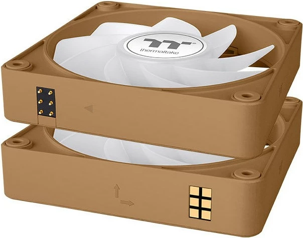 Ventilator kasë Thermaltake CT140 EX Reverse ARGB Sync 140mm, 3 copë, Gravel Sand