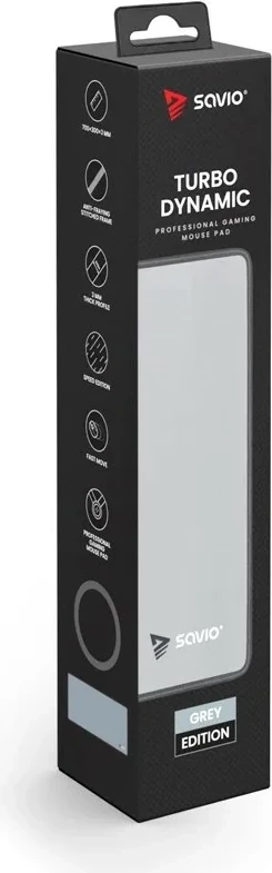 Mauspad Savio Turbo Dynamic L, 700x300x3mm, Grey Edition