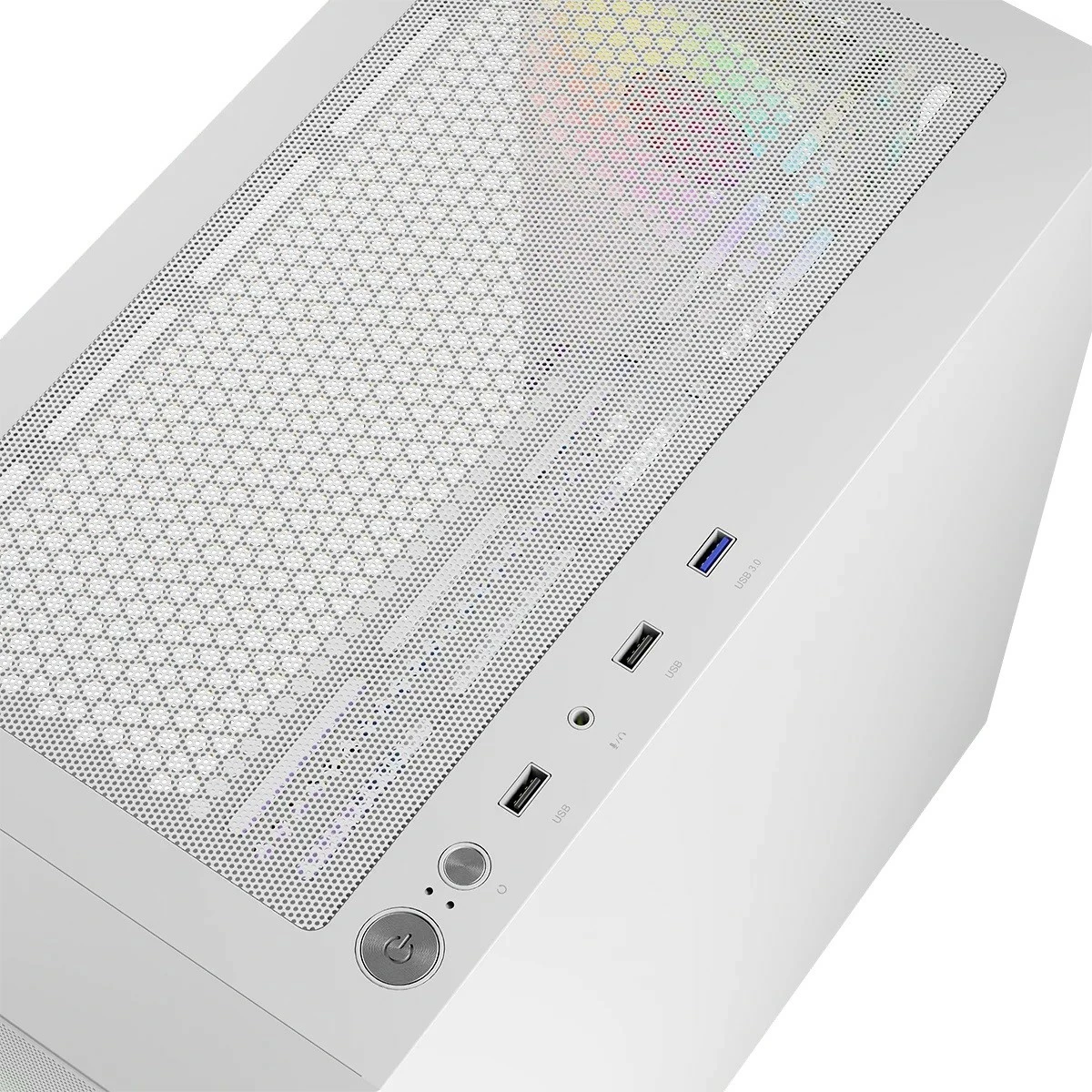 Kasë Logic Concept Portos ARGB Mini, Mini Tower, Micro ATX, e bardhë