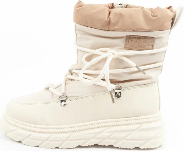 Çizme dimri për femra Lee Cooper, bezhë/krem