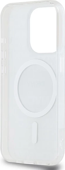 Mbështjellës DKNY IML Mono & Stripe MagSafe për iPhone 15 Pro, bezhë