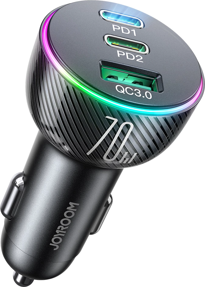 Karikues veture Joyroom JR-CL26, 70W, 3 porta (USB, 2x USB-C), i zi