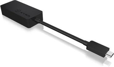 Adapter USB-C në HDMI ICYBOX IB-AC534-C 4K@60Hz Plug & Play, zi (1 copë)