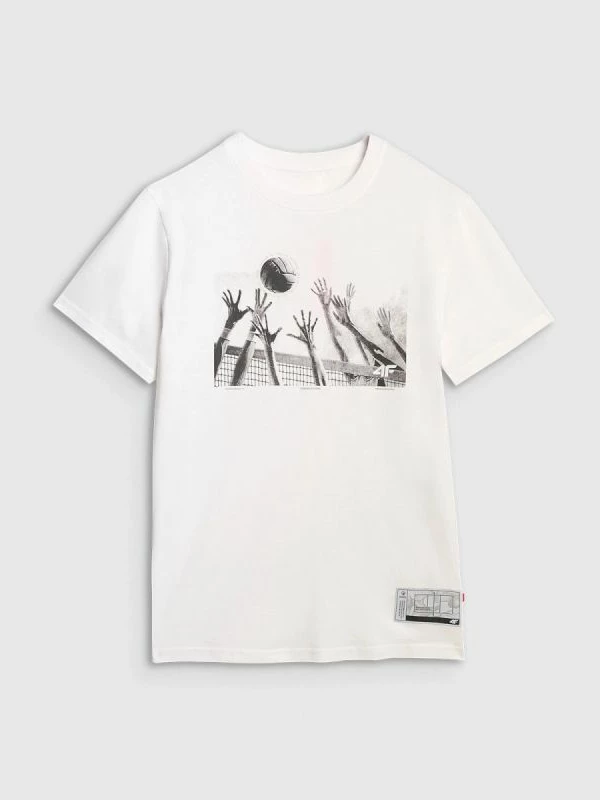 Maicë për meshkuj 4f, me print volejbolli