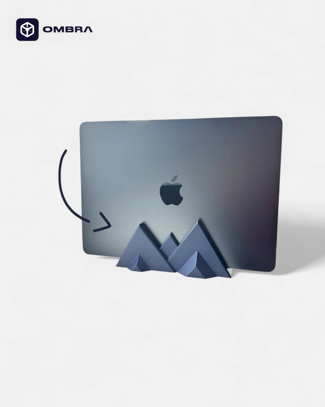 Mbajtëse vertikale për laptop - Marine Blue