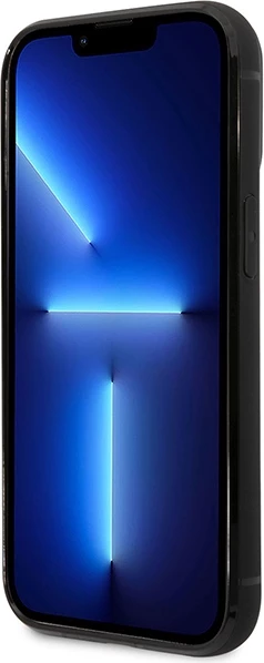 Mbështjellës BMW BMHCP14X22RSEPK për iPhone 14 Pro Max 6.7", lëkurë, xhep kartelash, i zi