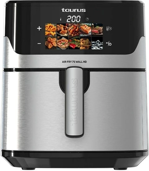 Fritezë me ajër Taurus Air Fry 7S Wall HD, 6.5L, 1600W, E zezë/Inox