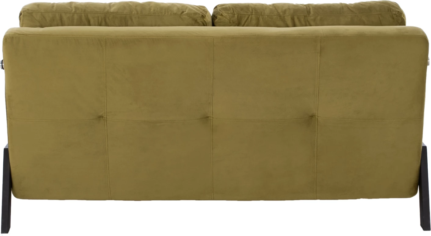 Shtrat divan kadife, ngjyrë ulliri, FH3079.13, 150x87x79 cm