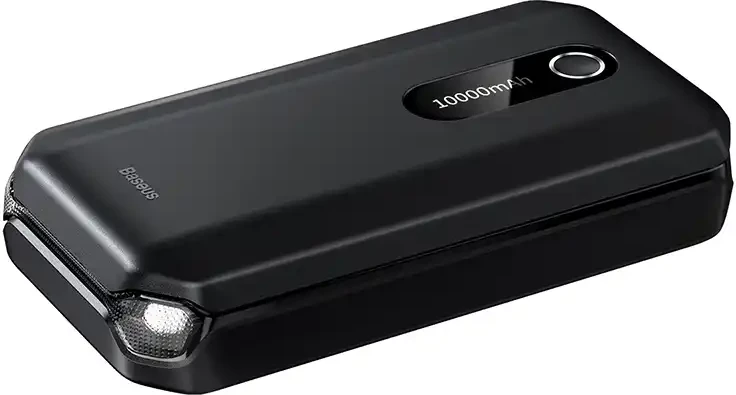 Jump starter Baseus CGNL020101, 10000mAh, 1000A, USB, e zezë