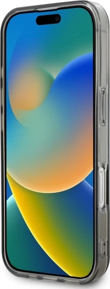 Mbështjellës Mercedes Silver Ring MagSafe për iPhone 16 Pro, Zi