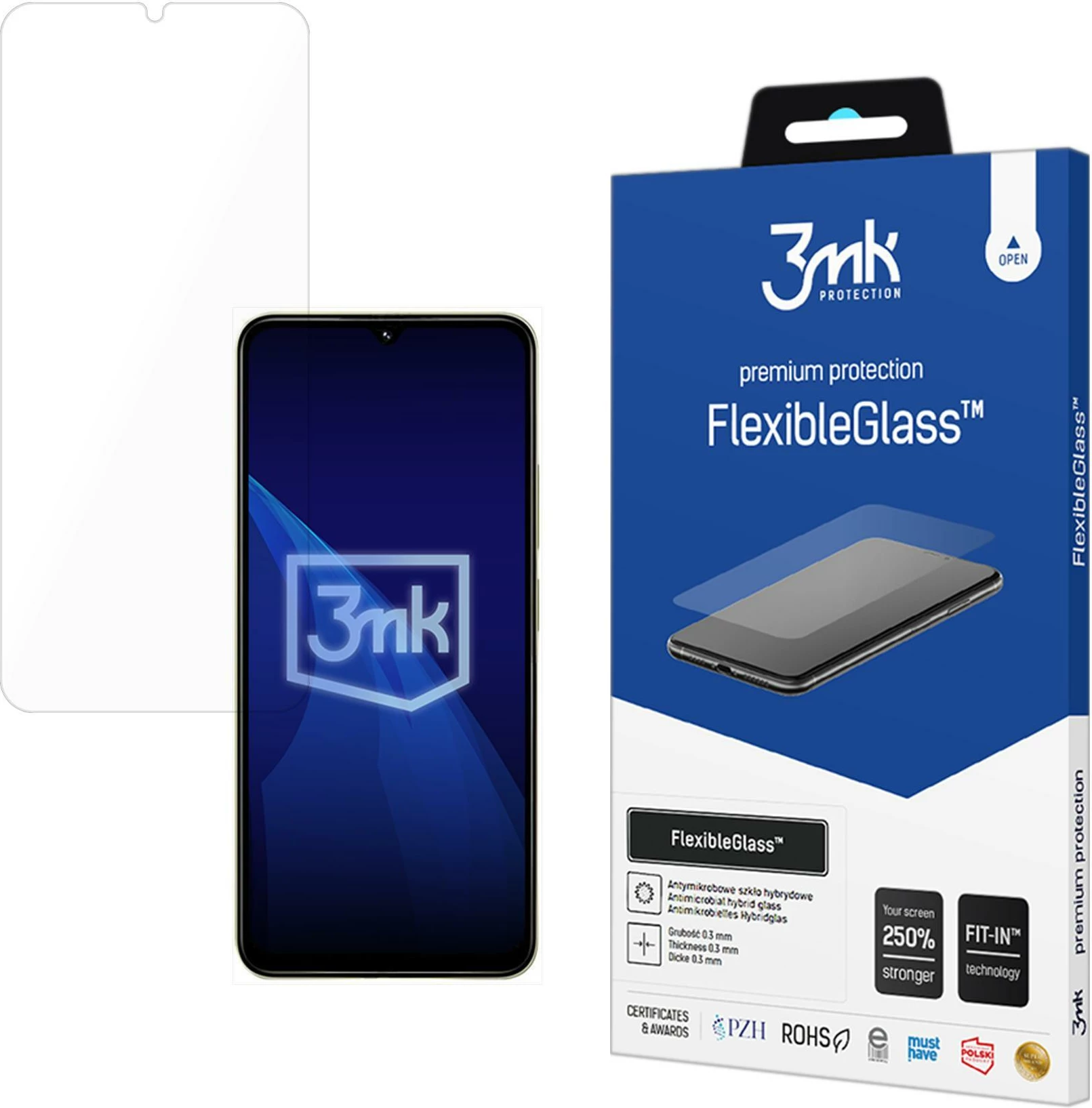 Xham mbrojtës fleksibël 3mk Protection FlexibleGlass për Xiaomi Redmi 14R 5G